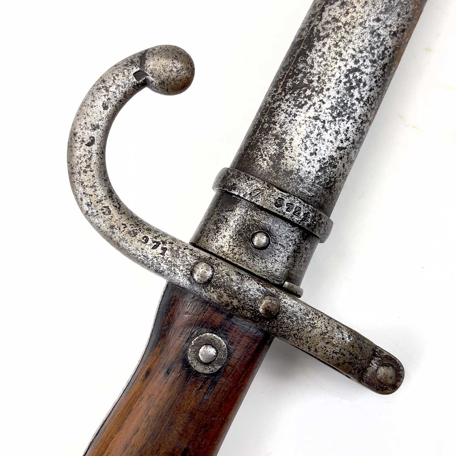 A French Chassepot bayonet. - Image 6 of 8