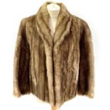 A Spanish wolf fur jacket.