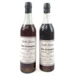 Two bottles Miguel Clement Vieille Reserve Bas Armagnac.