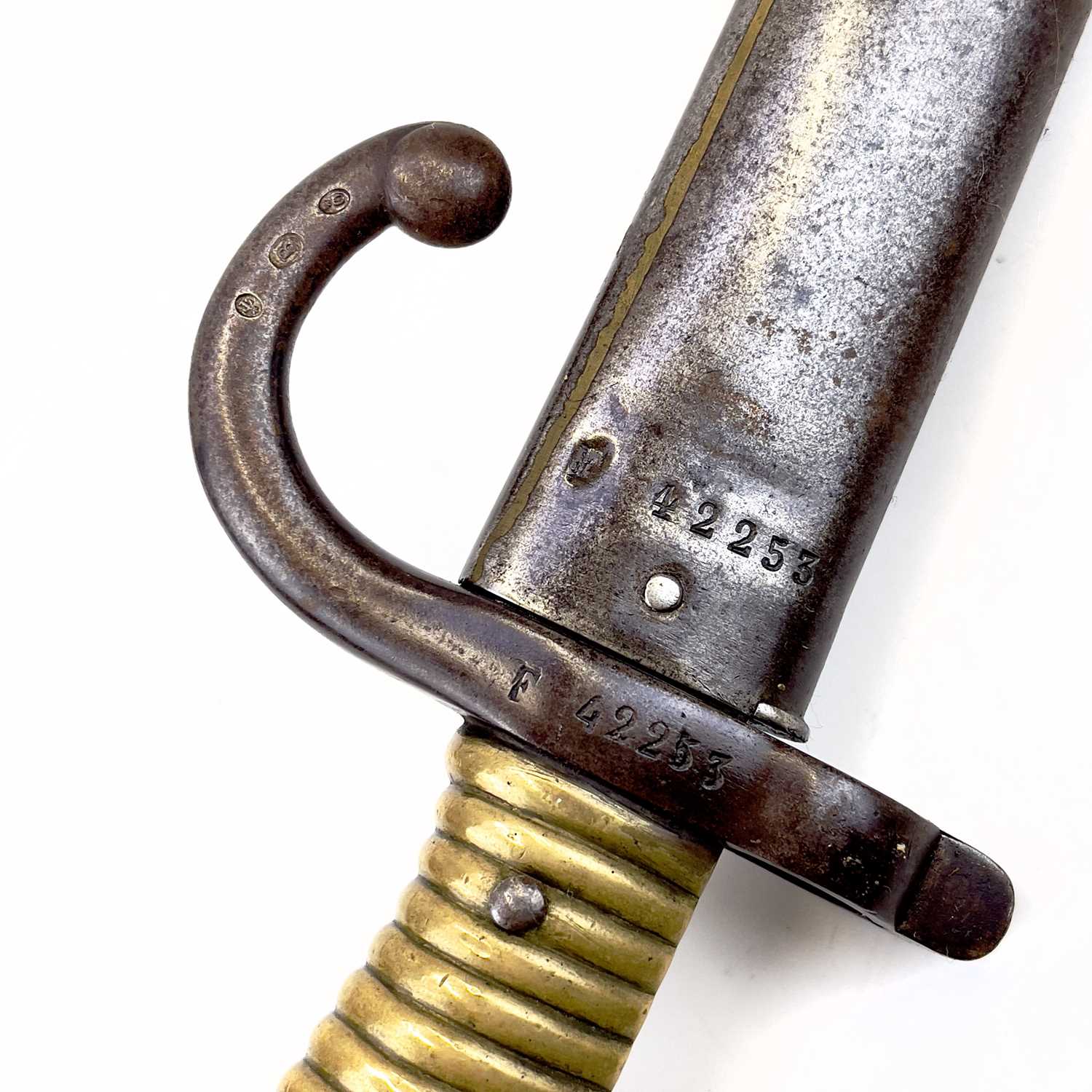 A French Chassepot bayonet. - Image 5 of 8