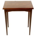 A Heal's mahogany rectangular occasional table.