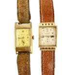 A 1940's J W Benson manual wind gentleman's wristwatch.