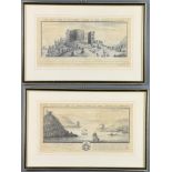 Buck, prints "The West of View of Restormel Castle in the County of Cornwall" and "The South East