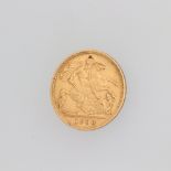 A half sovereign 1900