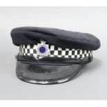 Grantham, an Elizabeth II Metropolitan Special Constabulary Inspector's peak cap