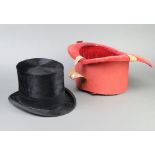 Renard of 29 Rue Nationale, Lille, a silk top hat, size 7 Some scuffs in places, heavily worn to the