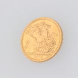 A Queen Elizabeth II sovereign 1974