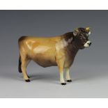 A Beswick Jersey Bull no.1422 modelled by Arthur Greddington 11.9cm, light brown with shading gloss