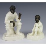 Two Minton figures - Traveller's Tales MS1 and Spellbound MS2 17cm and 11cm The 1st figure is