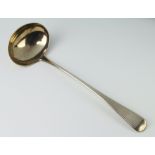 A George III silver Old English pattern ladle London 1801, 174 grams