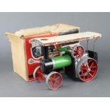 A Mamod T.E.1A traction engine (play worn condition) in original box