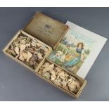 A rare Holtzapffel & Co wooden jigsaw puzzle "Flatford Mill", 1 piece missing together with a 136