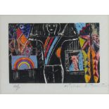 Michael Rothenstein, artists proof print signed in pencil, labelled on verso and titled "Japanese