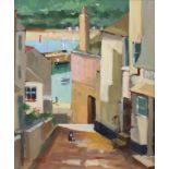 ** Eric Ward (born 1945), oil on board signed, Belgrave Gallery label on verso "Bethesda Hill, St