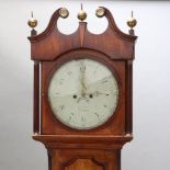 John Talker of Falkingham, a 19th Century 8 day longcase clock, the 35cm circular painted dial