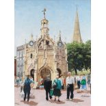 Oneill 1992, oil on canvas signed "The Chichester Cross" 75cm x 54cm