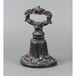 A 19th Century cast iron doorstop of shaped form 19cm h x 12cm x 6cm