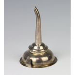 A George III silver wine funnel of simple form, maker Thomas Satchwell, London 1785, 74 grams