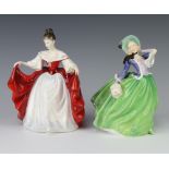 Two Royal Doulton figures - Autumn Breezes and Sara HN2265