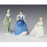 Three Royal Doulton figures - Lorna HN2311, Helen HN3601 and Heather HN2956