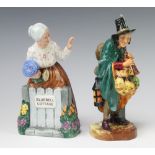 Two Royal Doulton figure - The Masked Seller HN2103 and Thank You HN2732