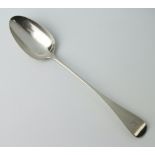 A Victorian silver Old English basting spoon London 1886, with engraved monogram 96 grams