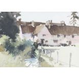 ** John Yardley born 1933, watercolour signed, country house study 20cm x 29cm