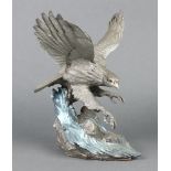 Franklin Mint, after Paul Burnell, a pewter figure from the Alaska Kite Chilkat Bald Eagle Series "