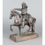 Franklin Mint, a bronze figure of Louis XIV Versailles 25cm x 17cm x 8cm
