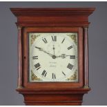 Atwood of Lewes, an 18th Century, 30 hour longcase clock, the square 30cm dial painted spandrels and