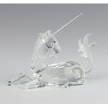 A Swarovski figure "The Unicorn" from the Fabulous Figures series annual edition 1996 by Martin