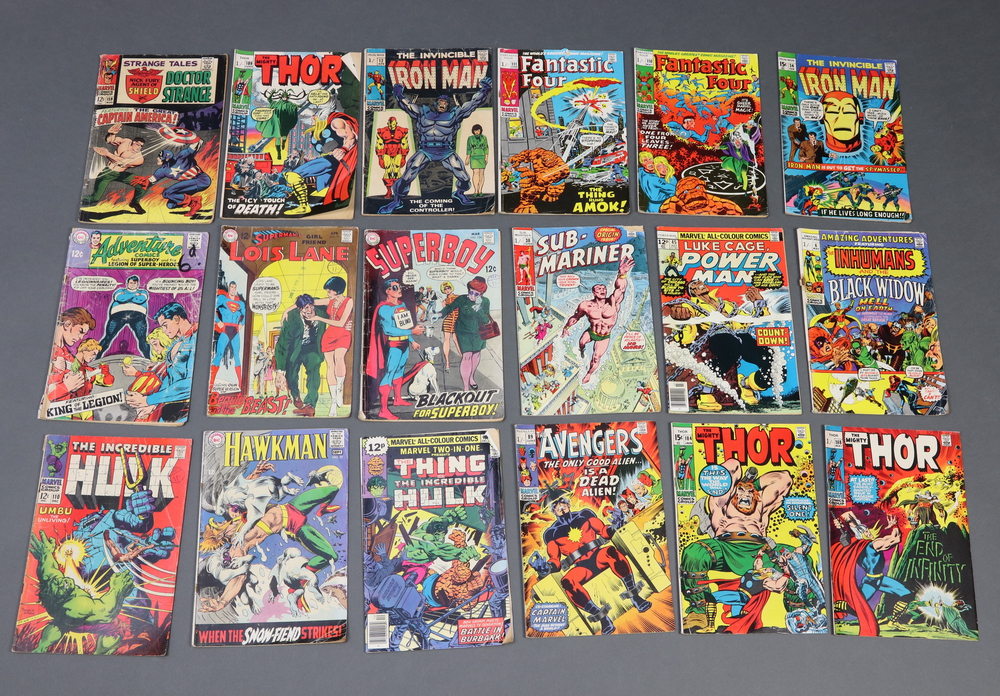 A collection of late 1960s and 1970s Marvel comics to include The Mighty Thor no's 179,181,184,188