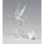 A Swarovski figure Tinkerbell modelled by Edith Mair 910000090 12cm, boxed and with booklet