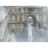 Sir William Russell Flint (1880-1969), print "Royal Academy Courtyard" no.455/750, 54cm x 70cm