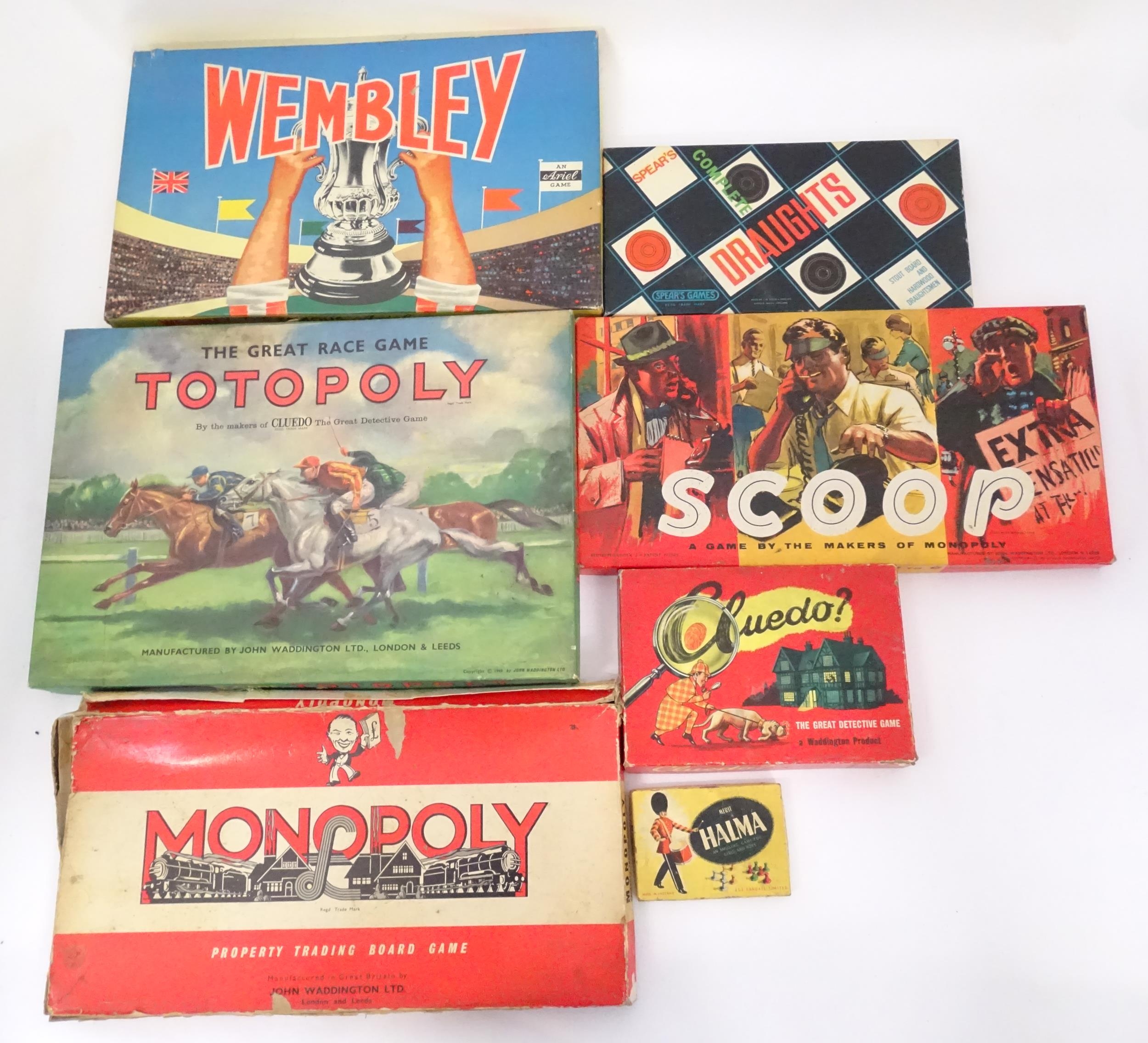 A quantity of assorted vintage board games to include Scoop, Cluedo etc. Please Note - we do not - Bild 8 aus 23