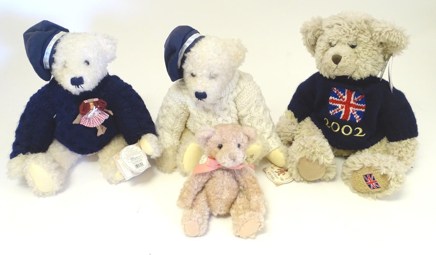 Toys: Four teddy bears comprising two limited edition Barton's Creek Collection, Felicia and