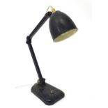 A Vintage Industrial angle poise style light. 36" fully extended Please Note - we do not make