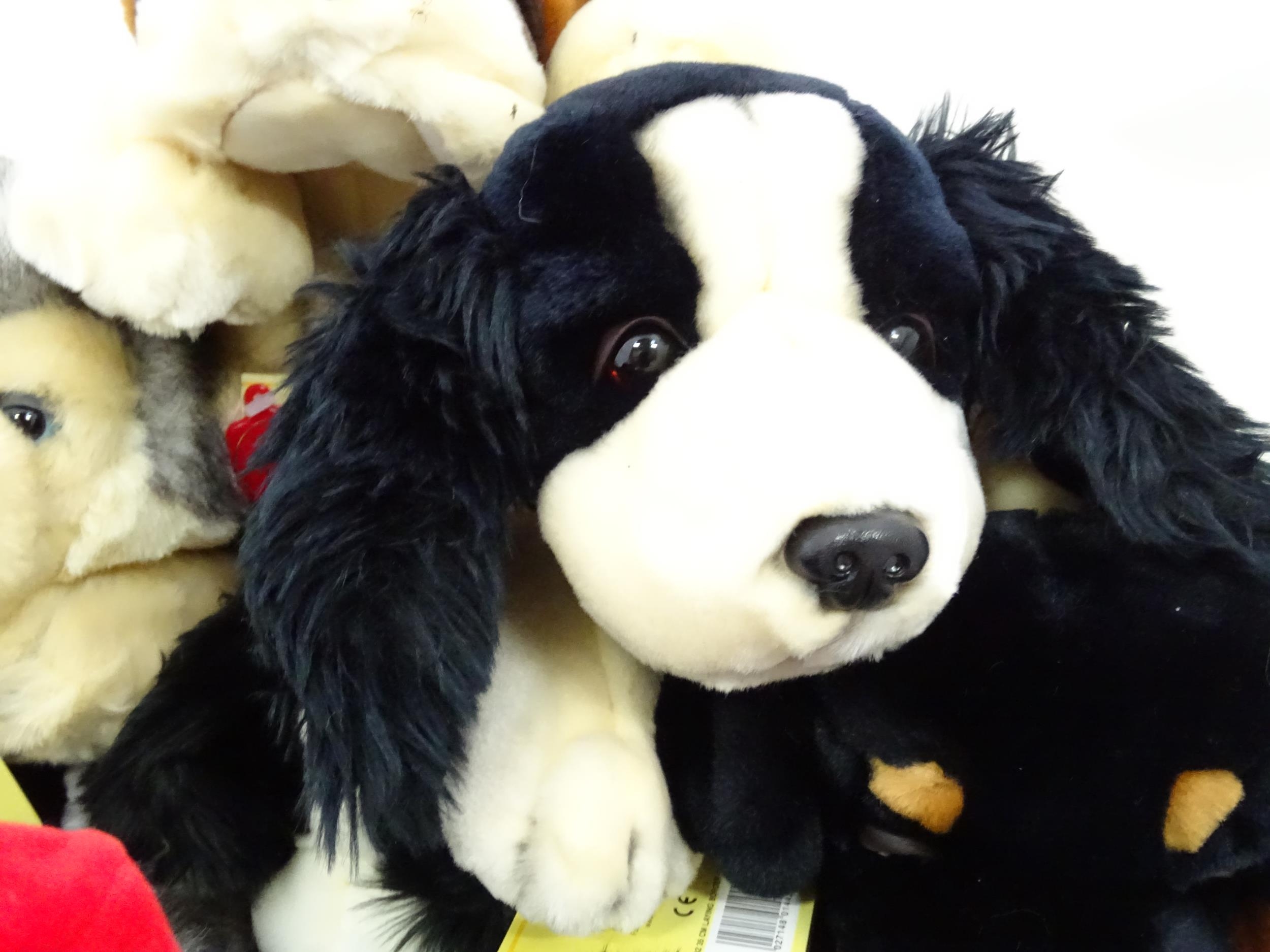 A quantity of Keel Toys and TY Beanie Baby soft toys, to include Millenium bear, Strut the cockerel, - Bild 8 aus 10