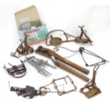 A quantity of assorted traps Please Note - we do not make reference to the condition of lots