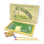 A mid 20thC soccerette table top football game Please Note - we do not make reference to the