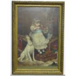 A colour print titled Symphony / The Broken String after Charles Burton Barber Please Note - we do