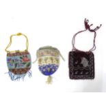 Three beadwork purses / bags (3) Please Note - we do not make reference to the condition of lots