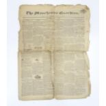 Newspaper: Issue no. 1 of the Manchester Guardian, dated Saturday May 5th 1821 Please Note - we do