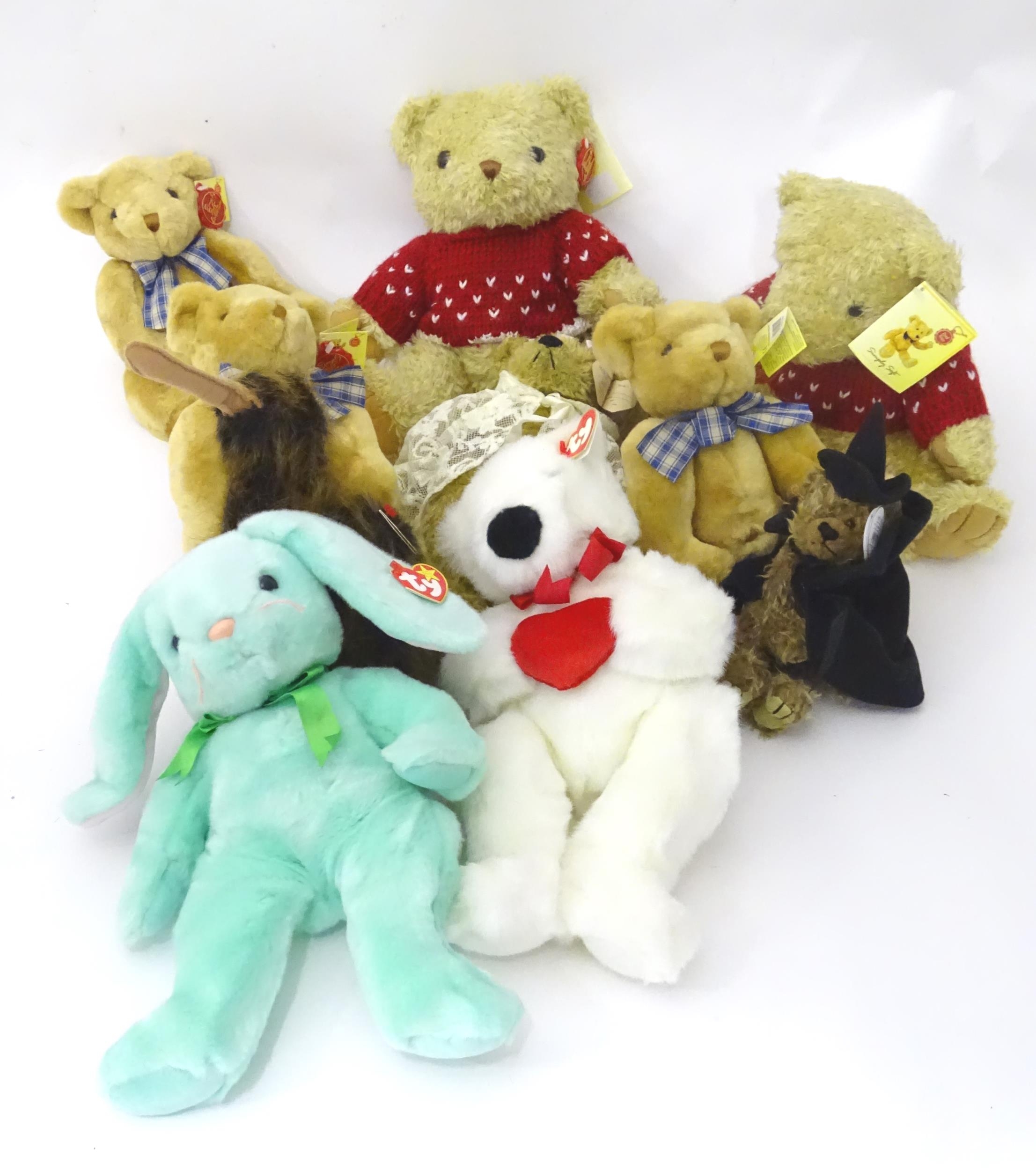 A large quantity of Keel Toys and TY Beanie Baby and Beanie Buddy soft toys, to include dogs, lions, - Bild 3 aus 4