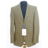 Sporting / Country pursuits: A Laksen ESK Donagel tweed jacket, size XS, new with tags, chest