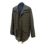 Sporting / Country pursuits: A Laksen Tarland tweed coat, size 2XL, new with tags, chest measures