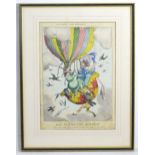 After William Heath (1794-1840), 19th century, Hand coloured engraving, Summer Amusement - An