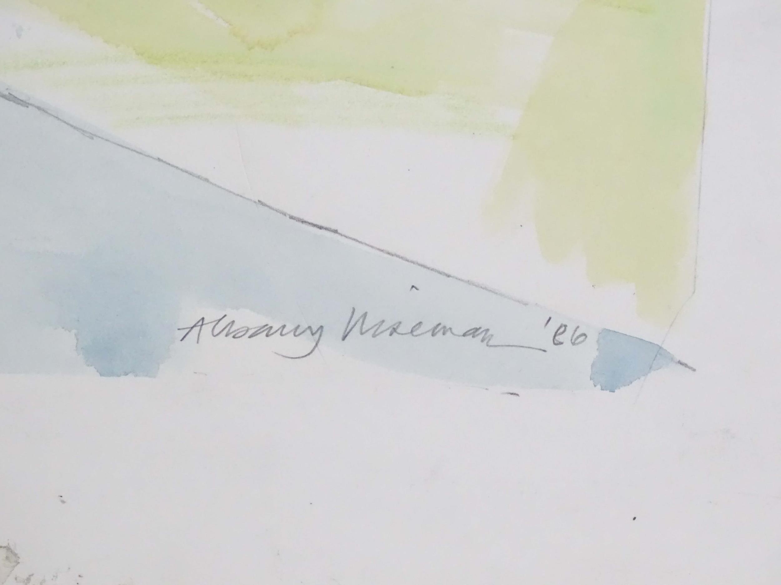 Albany Wiseman (1930-2021), Watercolour, Edinburgh Royal Infirmary. Signed, titled and dated (19) - Image 4 of 5