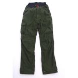 Sporting / Country pursuits: A pair of Laksen hunting trousers in olive green, new with tags,