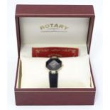 A ladies Rotary wristwatch with original guarantee booklet dated 1997 and box. Please Note - we do
